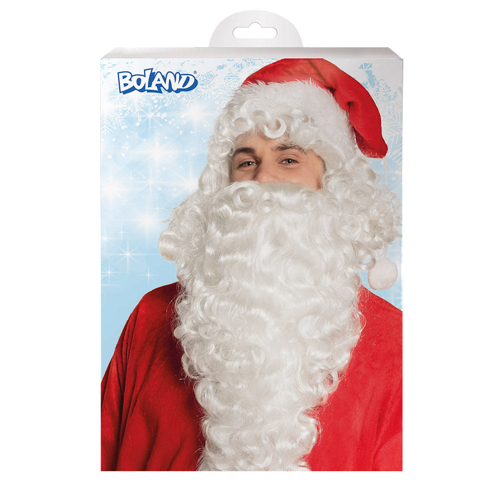 Kerstman pruik met baard - foto 5