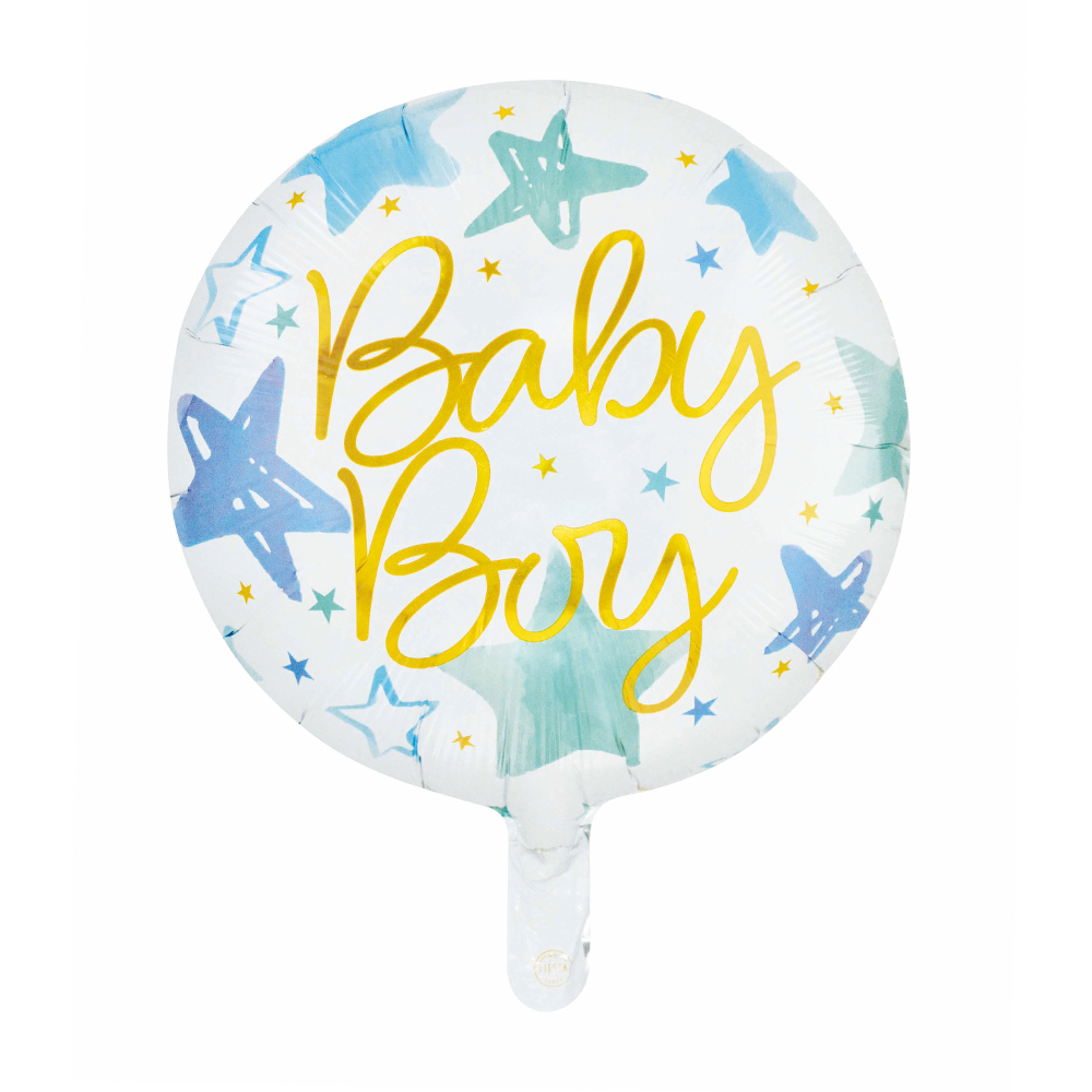 Folieballon Baby Boy Blauw 46 cm