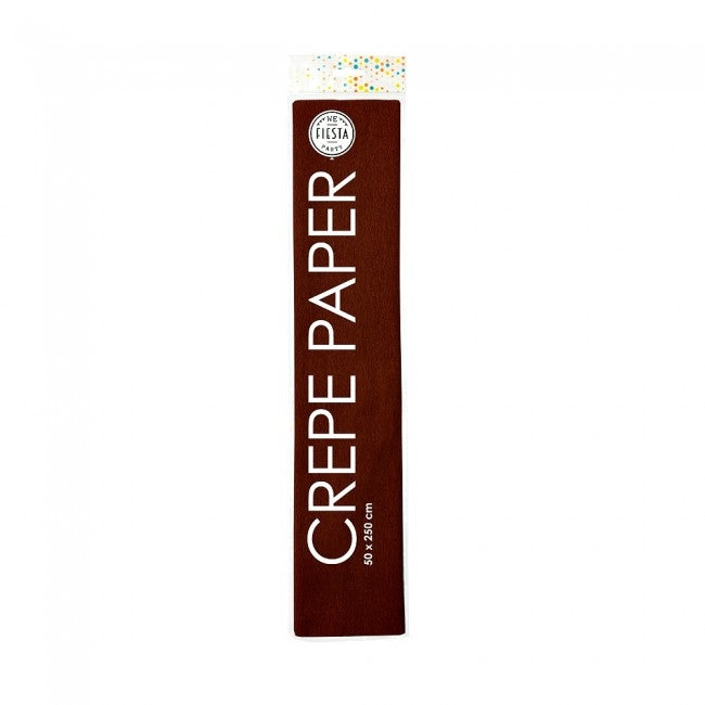 Crêpepapier 50 x 250 cm bruin
