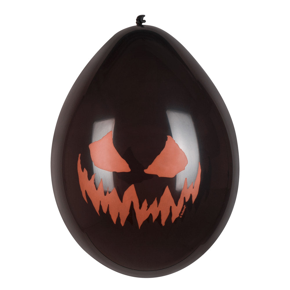 Latex ballonnen Creepy Pumpkin 25 cm (6 stuks) - foto 2