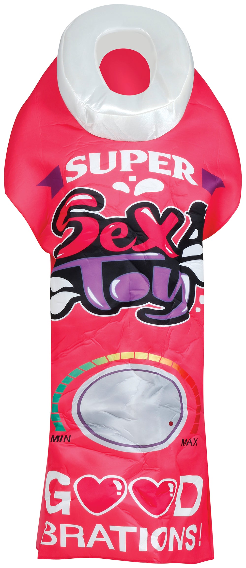 Opblaasbaar kostuum vibrator heren - foto 5