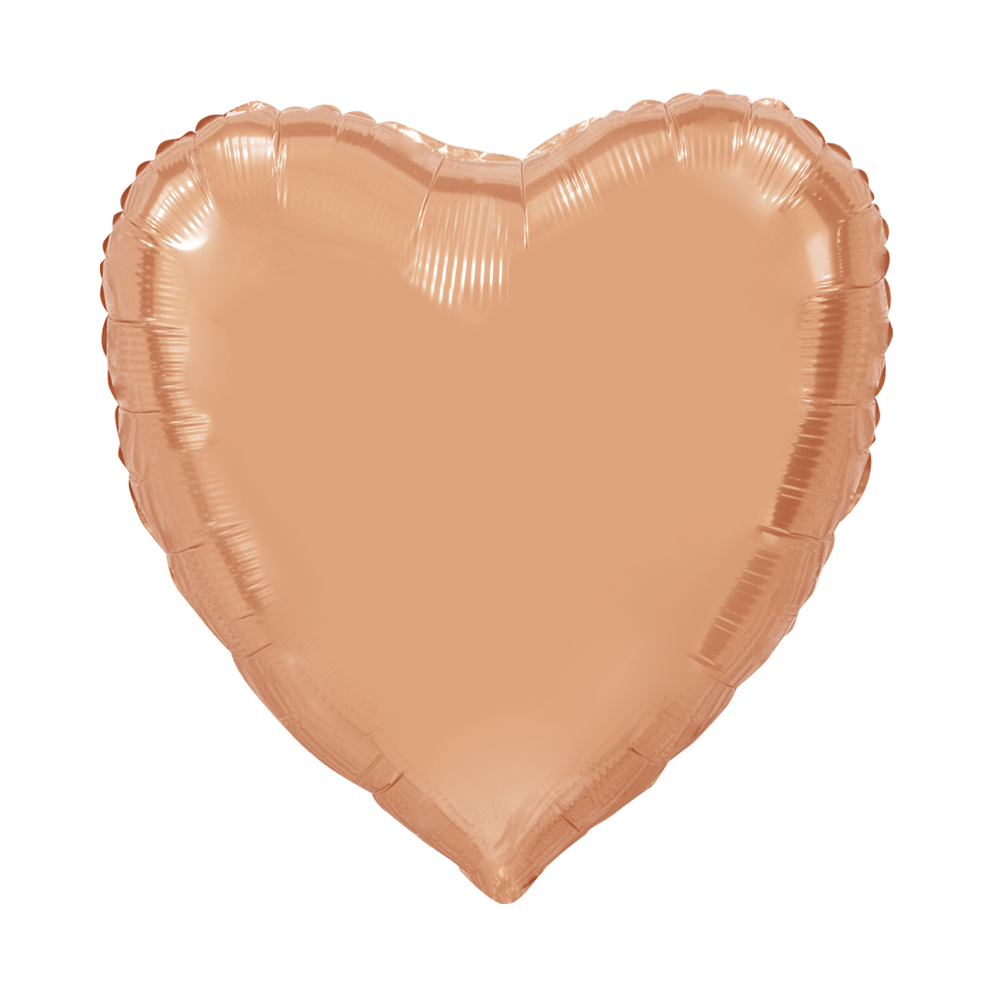 Folieballon Hart XL Roségoud 92 cm