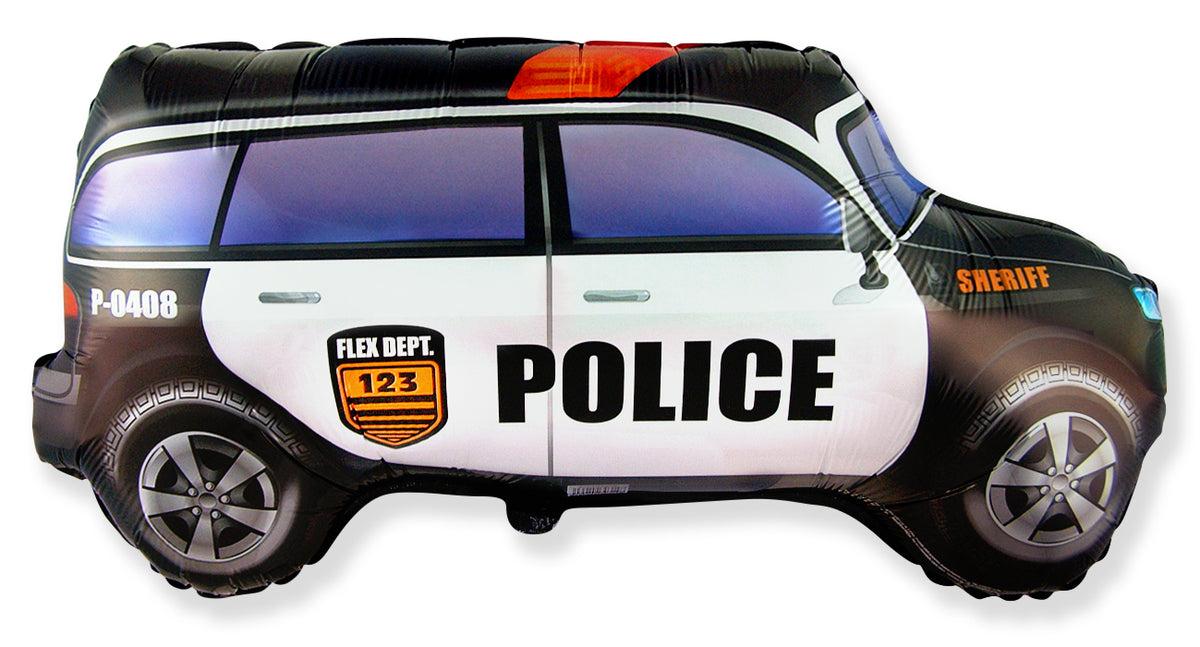 Folieballon Politieauto 84 cm