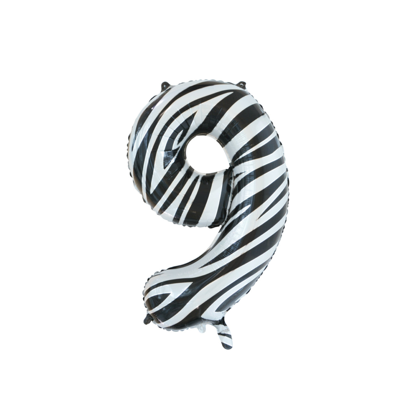 Folie cijferballon zebra 86 cm