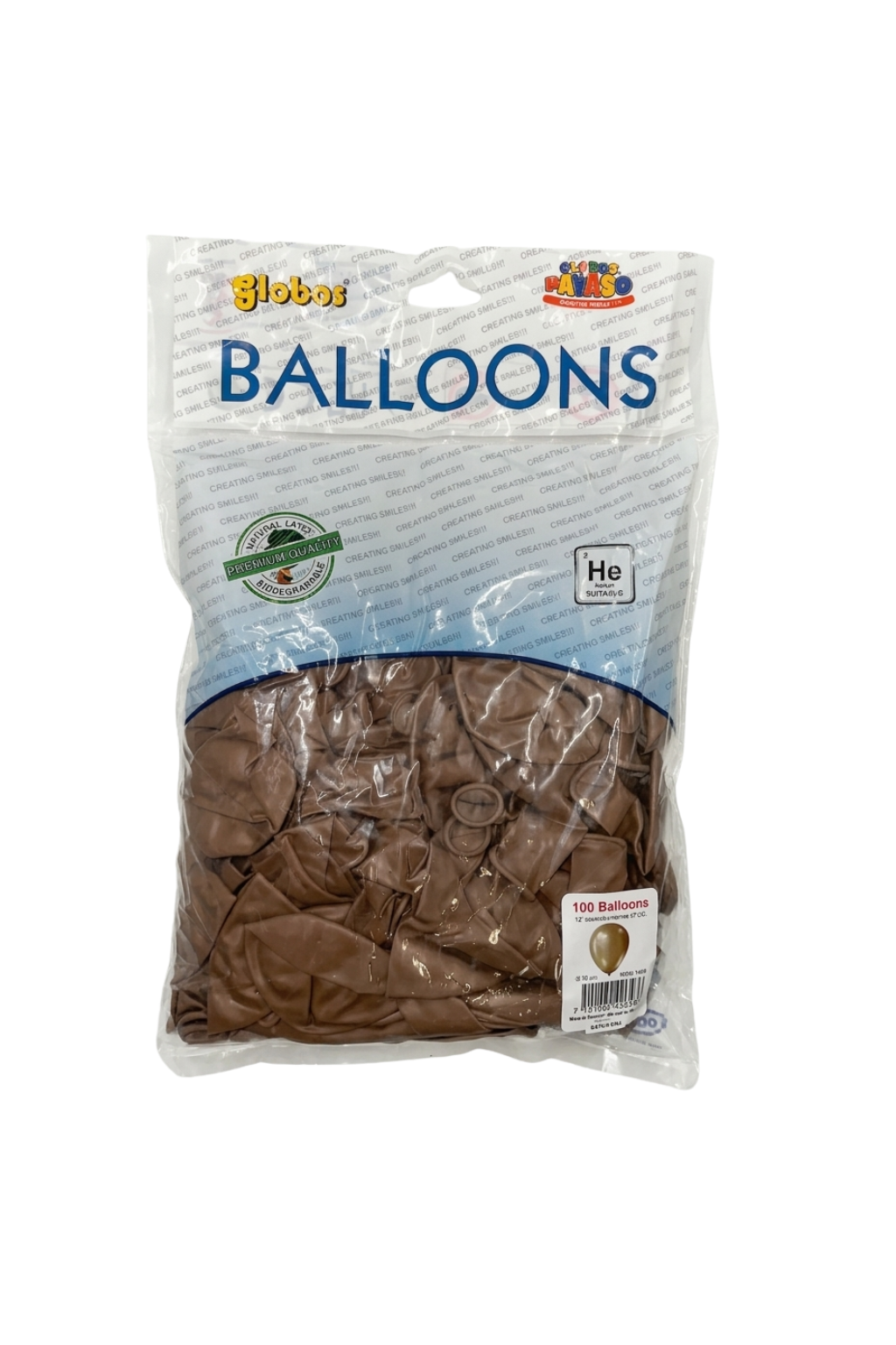 Latex ballonnen pastel sienna 30 cm – 100 stuks