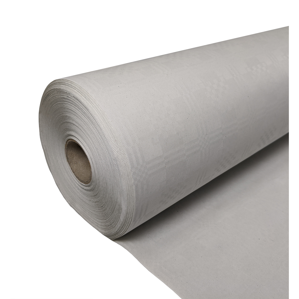 Papieren tafelrol wit van 1,19 x 100 m
