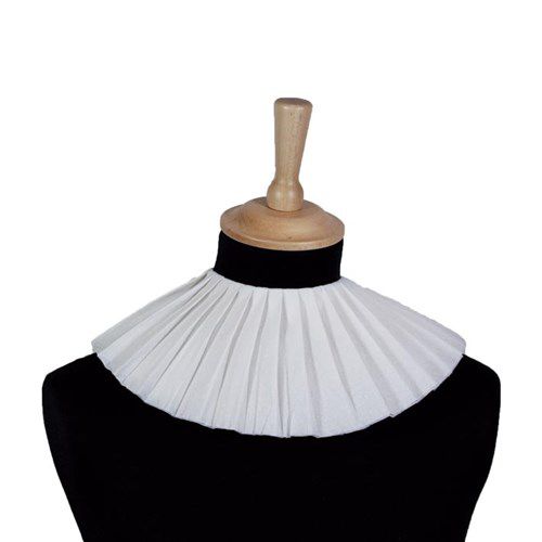 Pietkraag crepepapier wit (3 lagen)