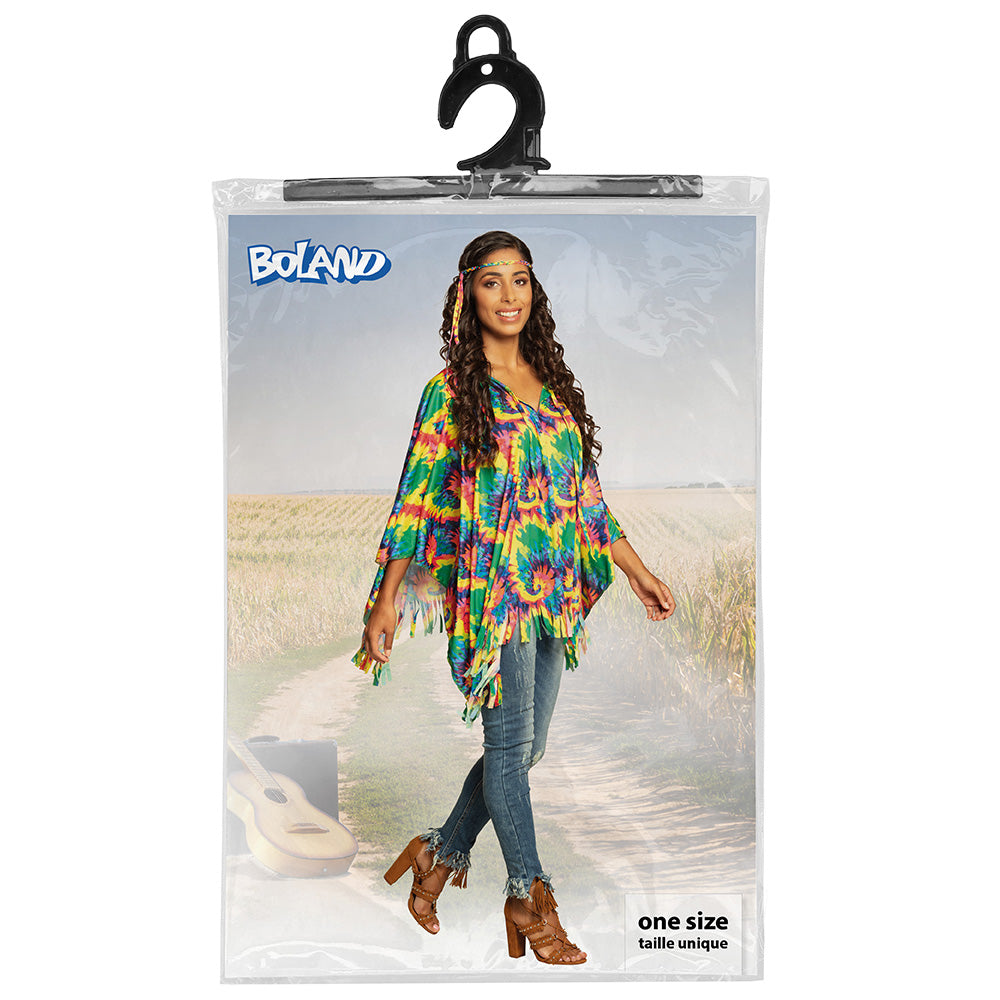 Hippie-poncho met bijpassende hoofdband - foto 3