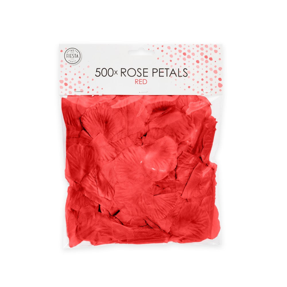 Rozenblaadjes in rood, verpakking van 500 stuks - tweede productfoto