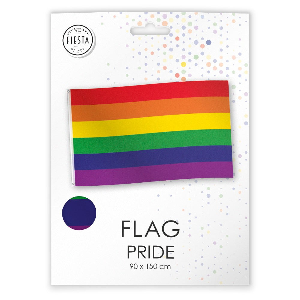 Vlag Regenboog (Pride) 150 x 90 cm - foto 2