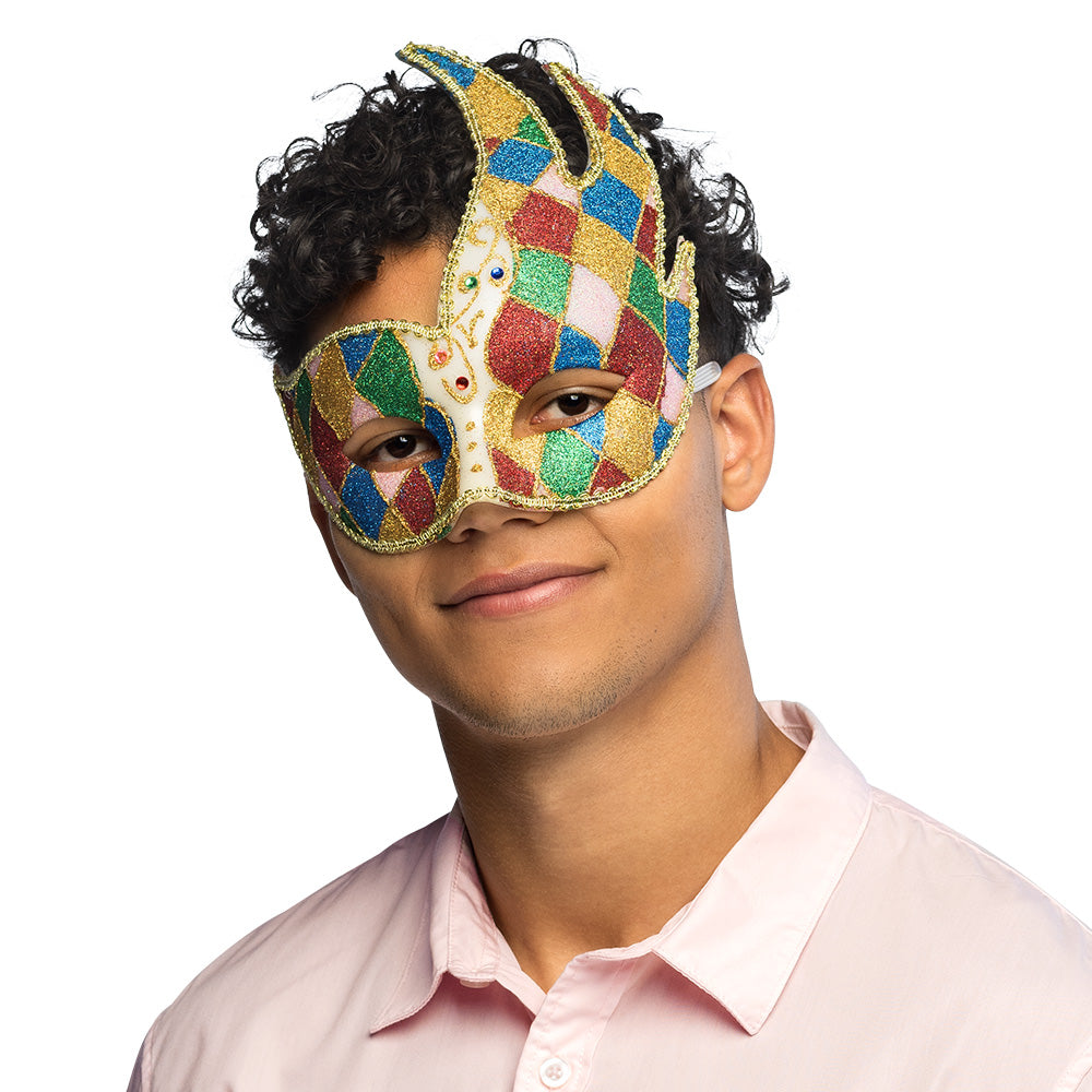 Oogmasker Venetiaans harlekijn - foto 3