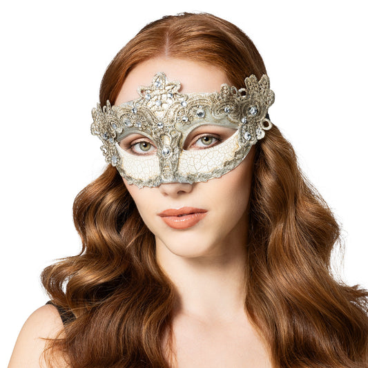 Oogmasker Venetiaans barok goud