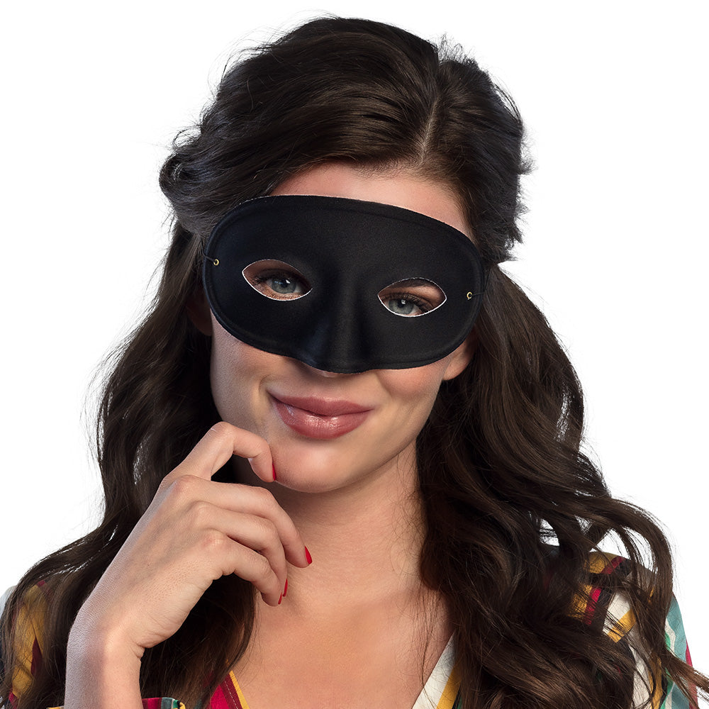Oogmasker basic zwart - foto 3