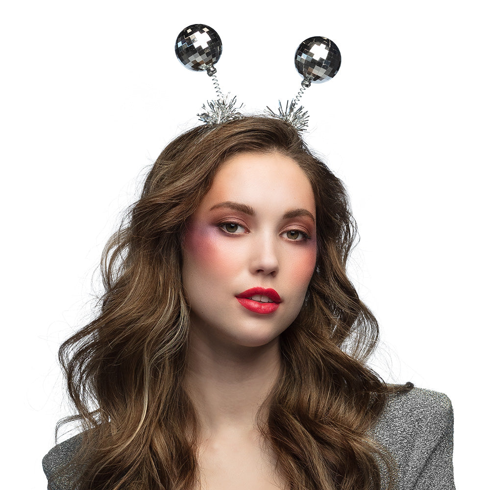 Diadeem discoballen zilver