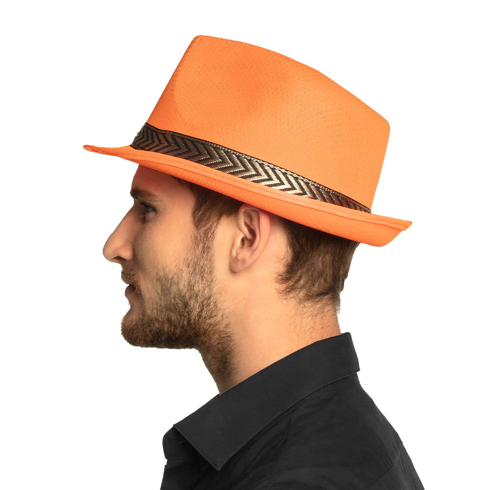 Hoed funky neonoranje - foto 4