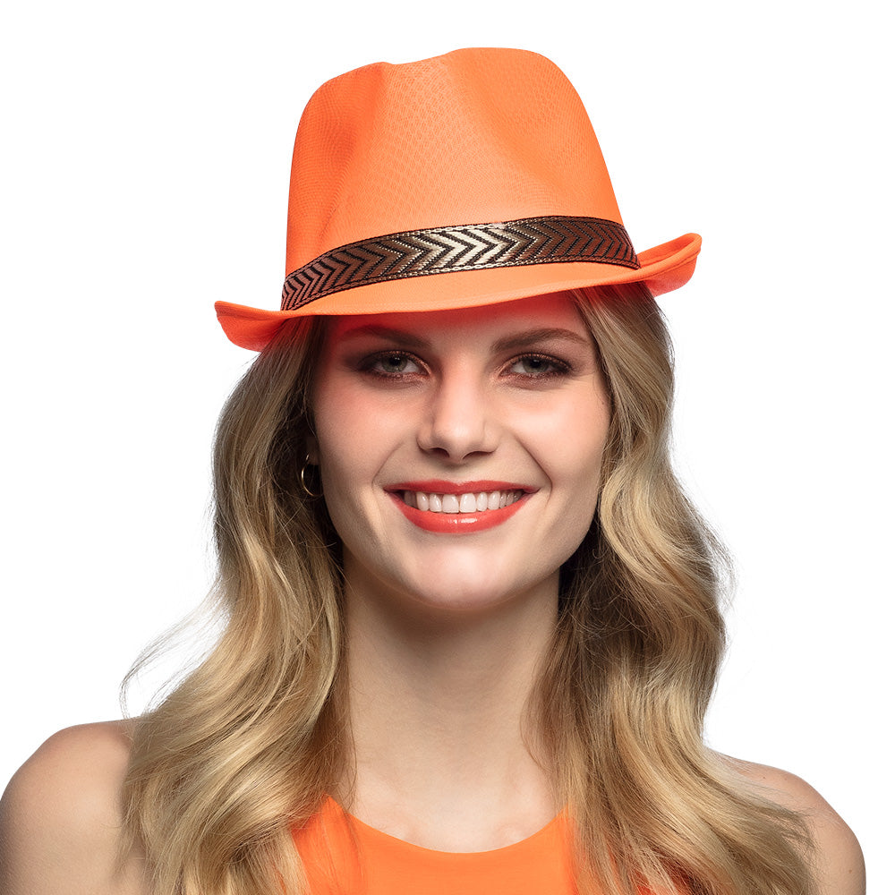 Hoed funky neonoranje - foto 5