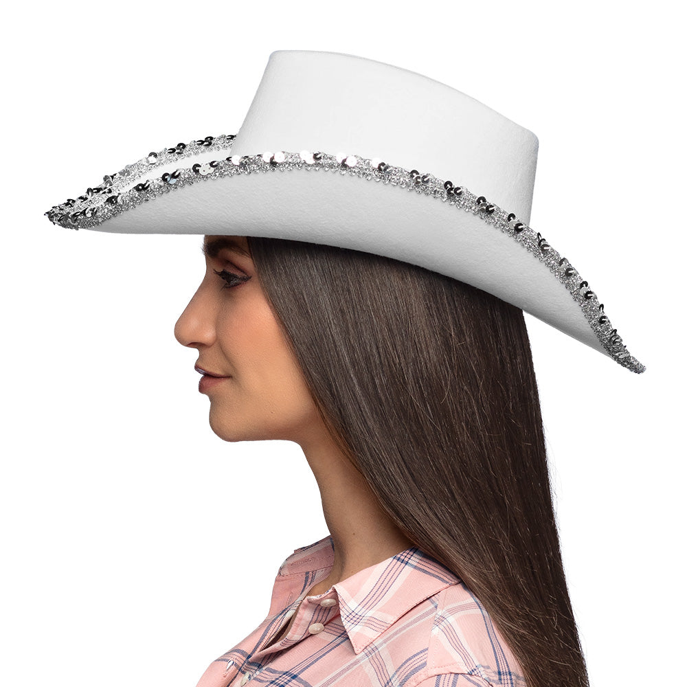 Cowboyhoed Spark wit - foto 3