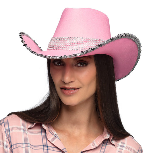 Cowboyhoed Spark roze