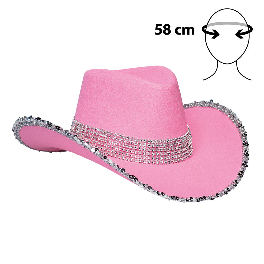 Cowboyhoed Spark roze - foto 2