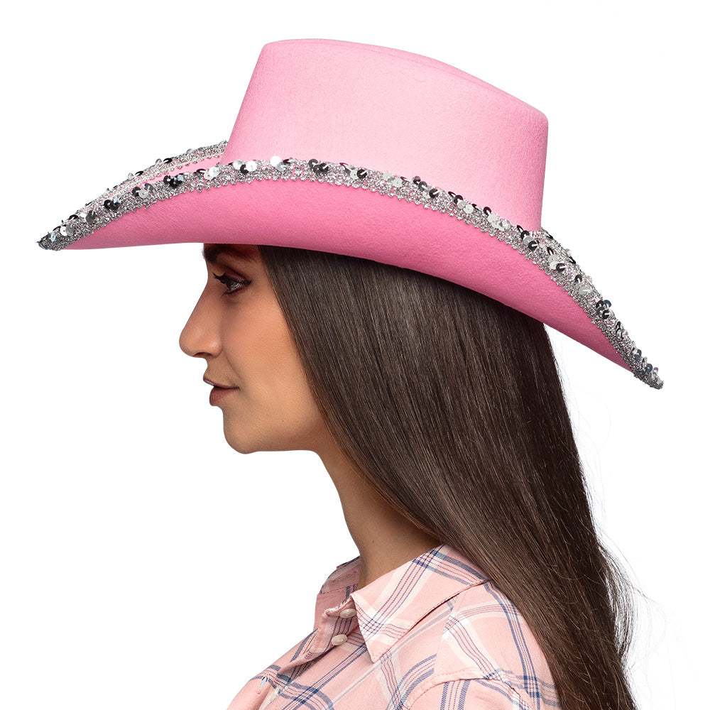 Cowboyhoed Spark roze - foto 3
