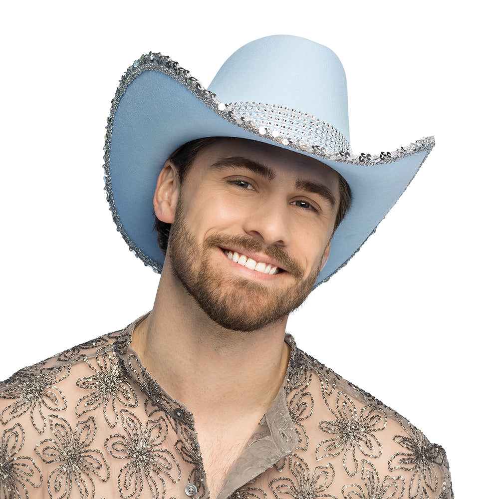 Cowboyhoed Spark lichtblauw - foto 3
