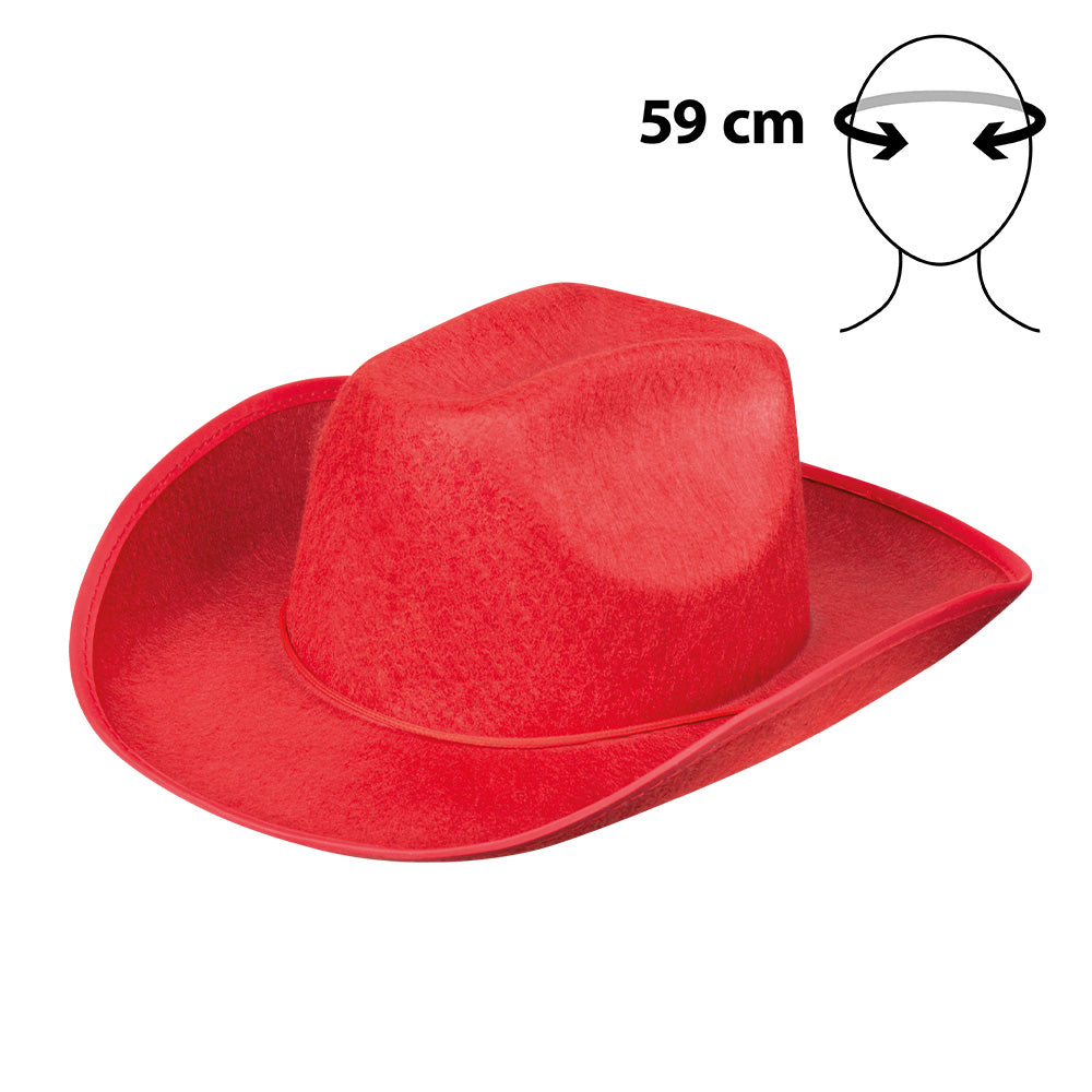 Cowboyhoed Rodeo rood - foto 2