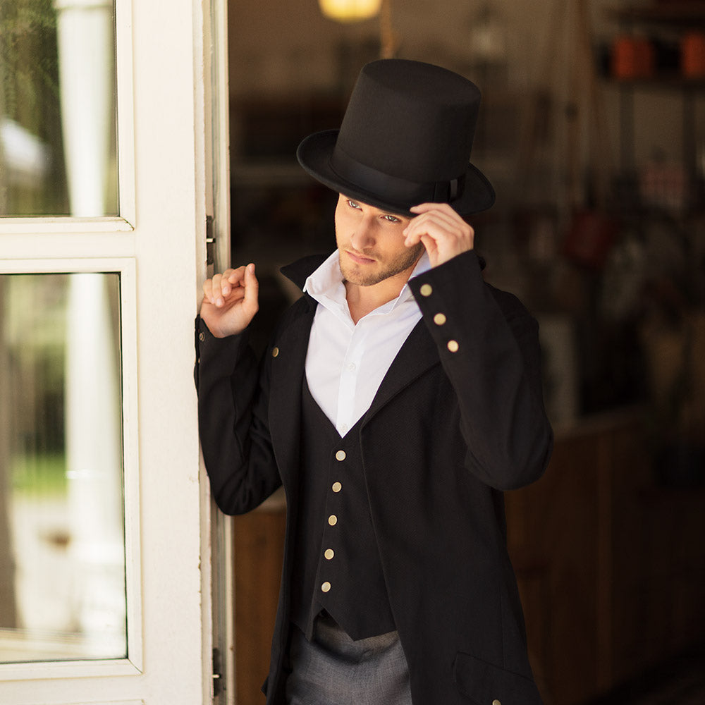 Hoge hoed Byron zwart - foto 4