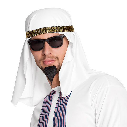 Sjeik hoofddoek Abdullah wit