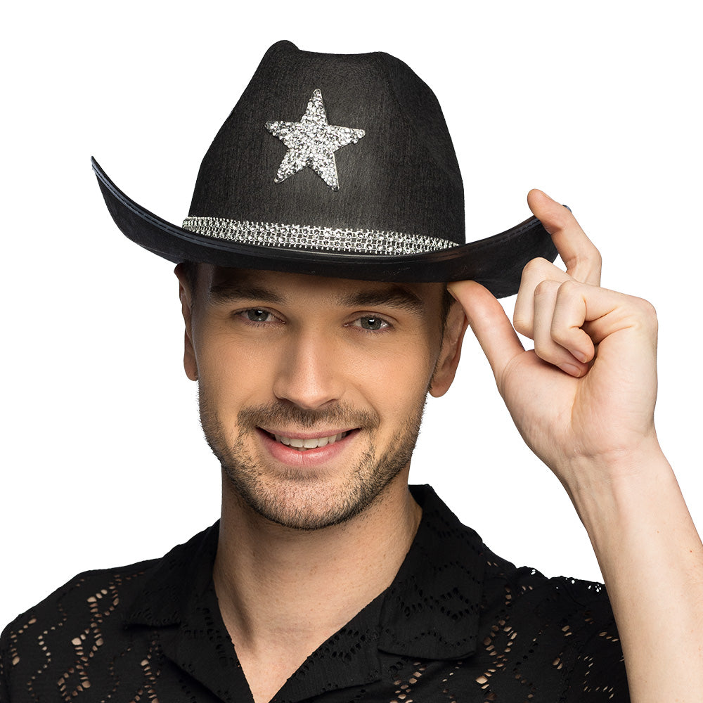 Cowboyhoed Taylor zwart - foto 3