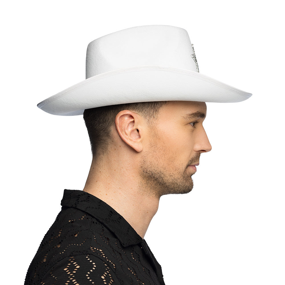 Cowboyhoed Taylor wit - foto 4
