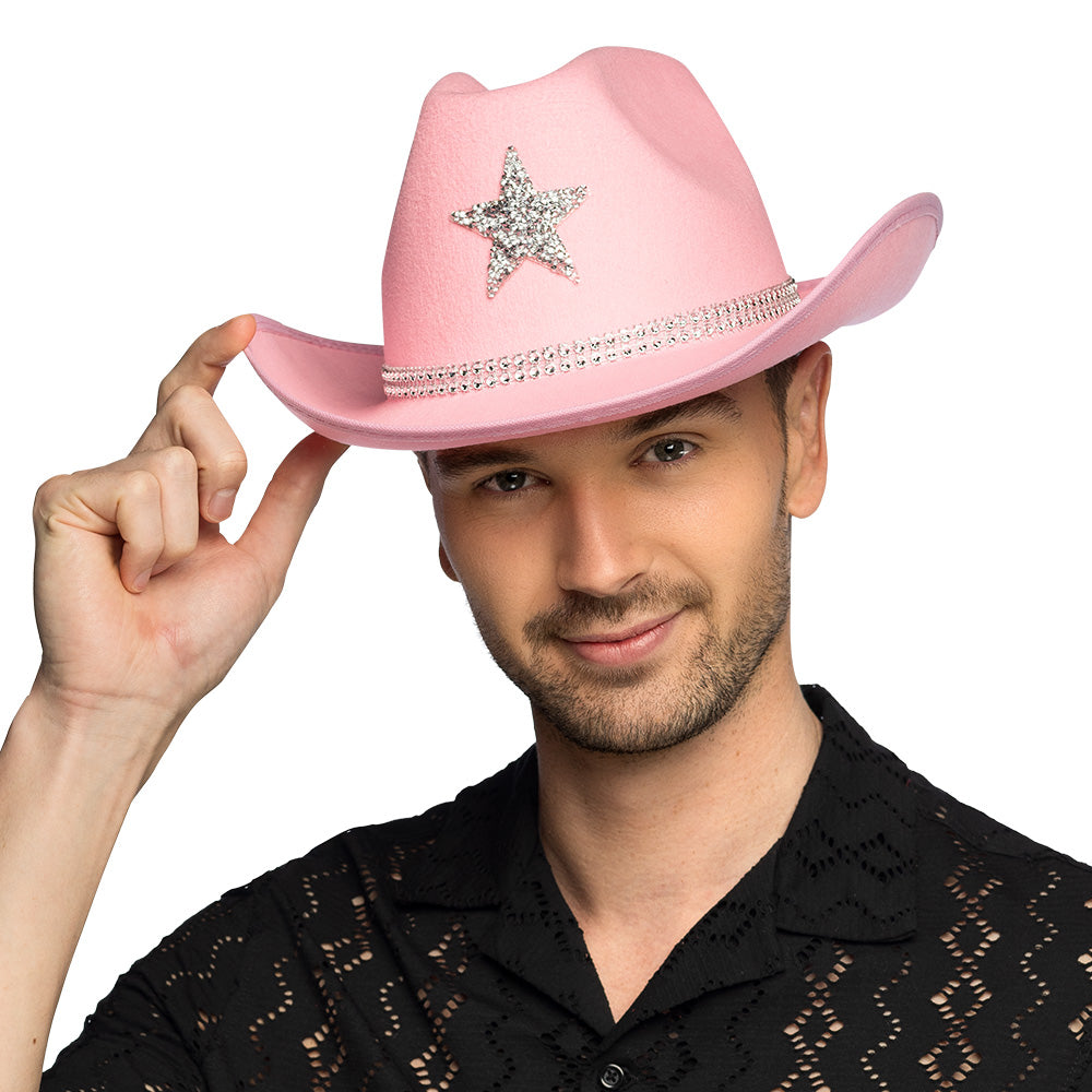 Cowboyhoed Taylor lichtroze - foto 3