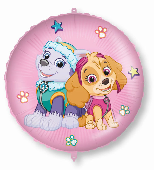 Folieballon paw patrol skye en everest 46 cm