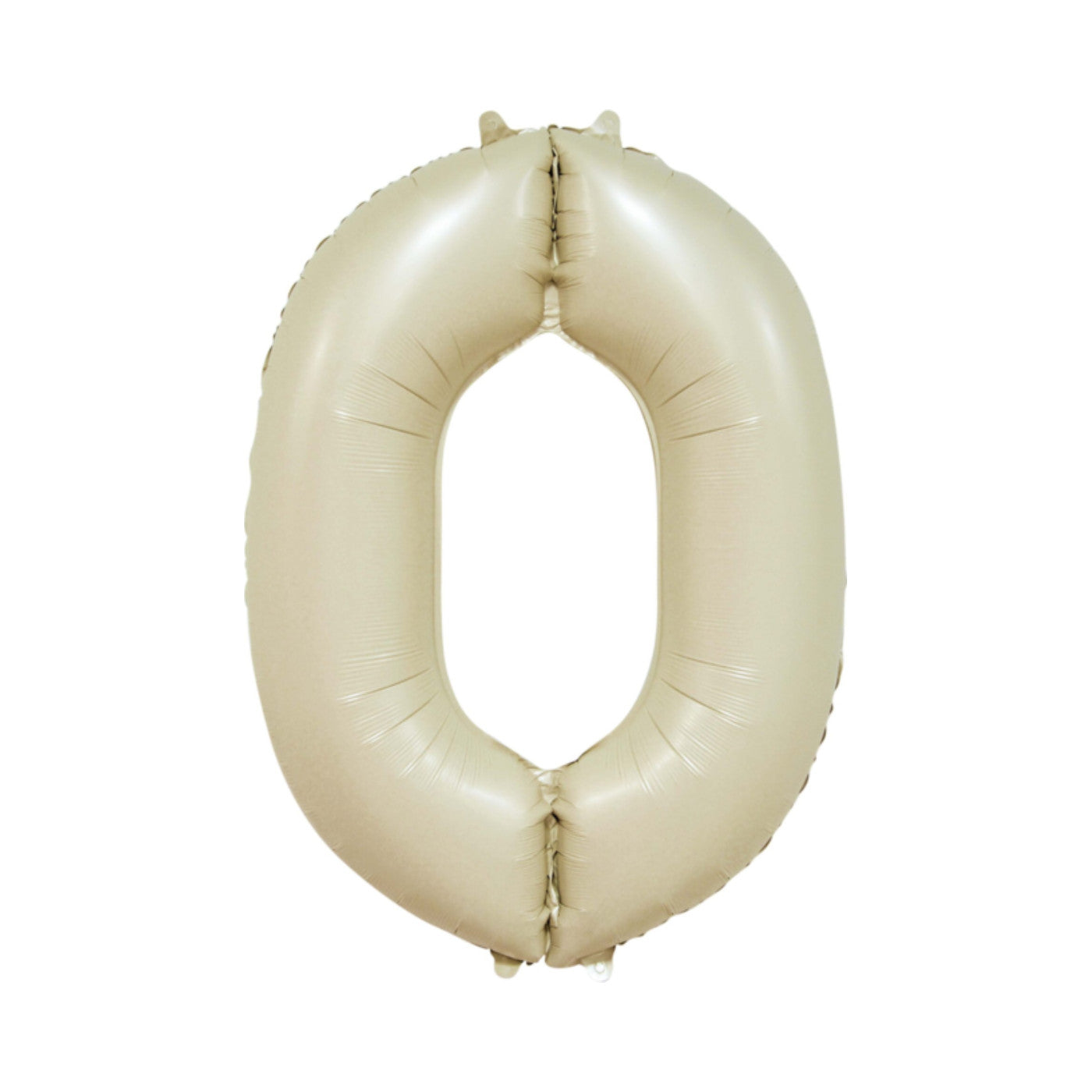 Folie cijferballon creme 86 cm