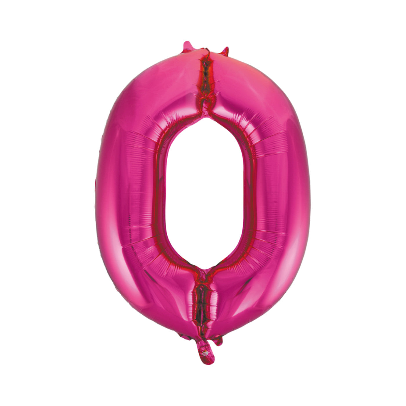Folie cijferballon roze 86 cm