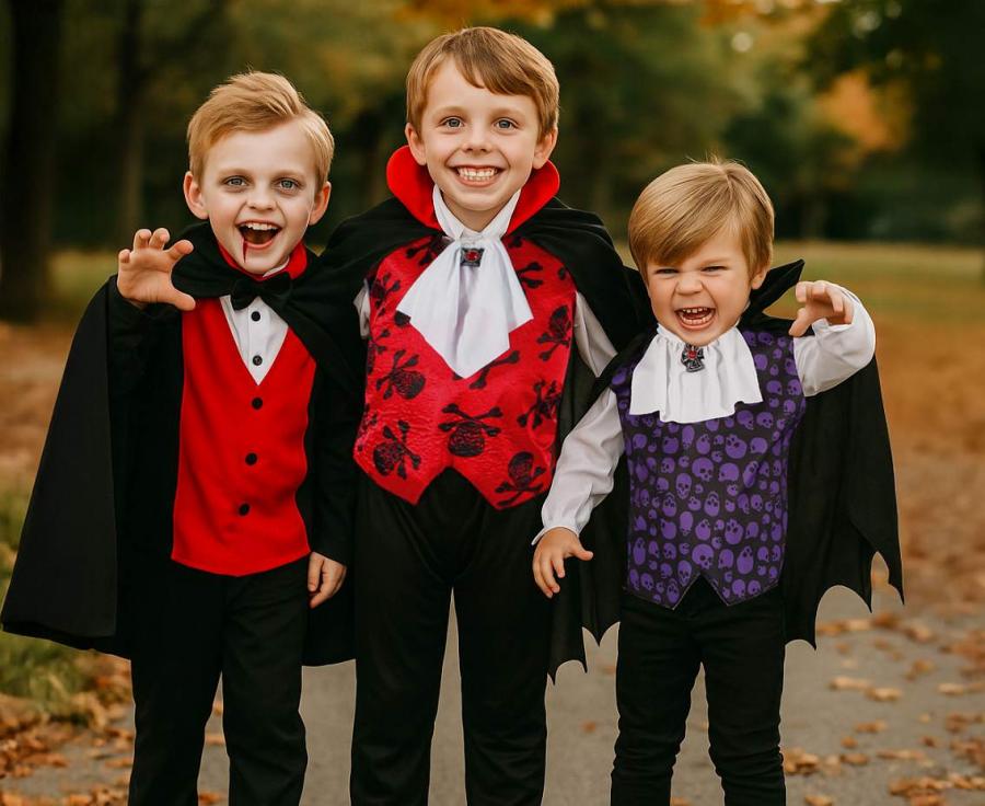 Kinderkostuum Elegant vampire (3-delig) - foto 3