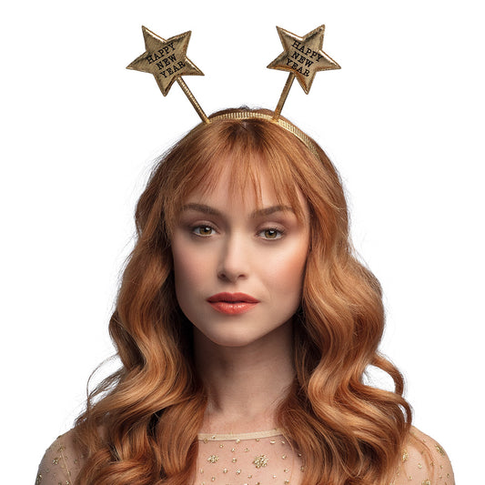 Diadeem Happy new year goud