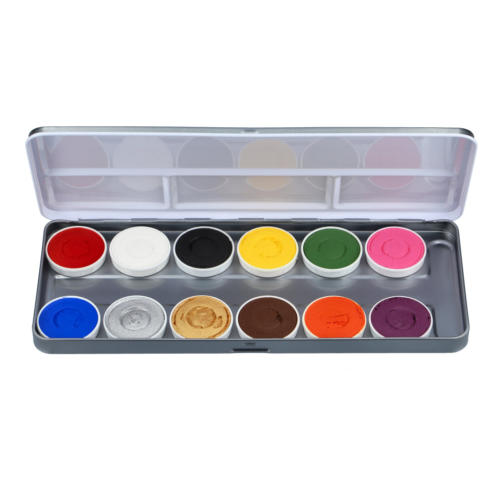 Superstar Aqua Face- en Bodypaint 12 BRIGHT colours basis - 139-63.3