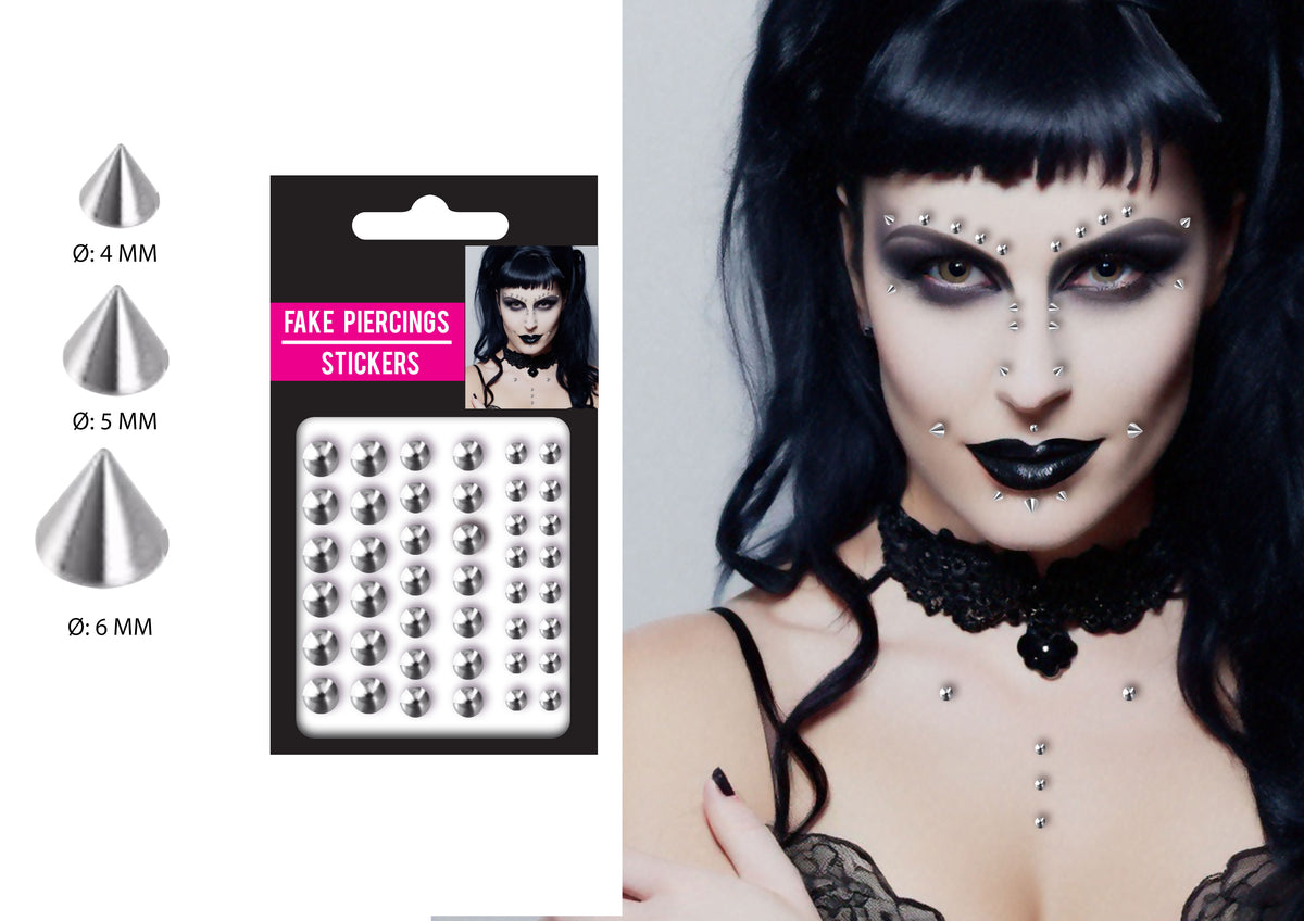 Nep piercings plakbaar 30 stuks