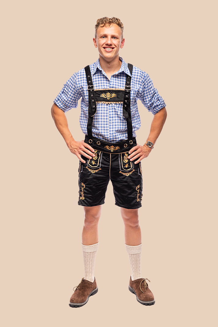 Oktoberfest kostuum Otto, vooraanzicht van het complete tenue