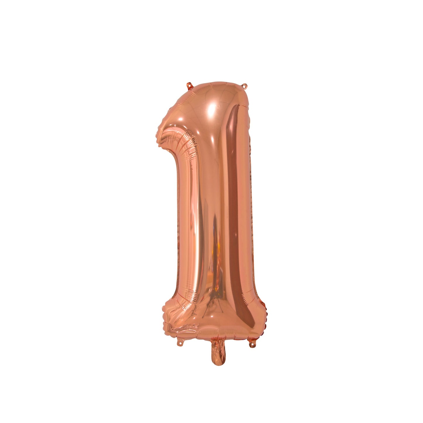 Folie Cijferballon Rosé Goud 66 cm