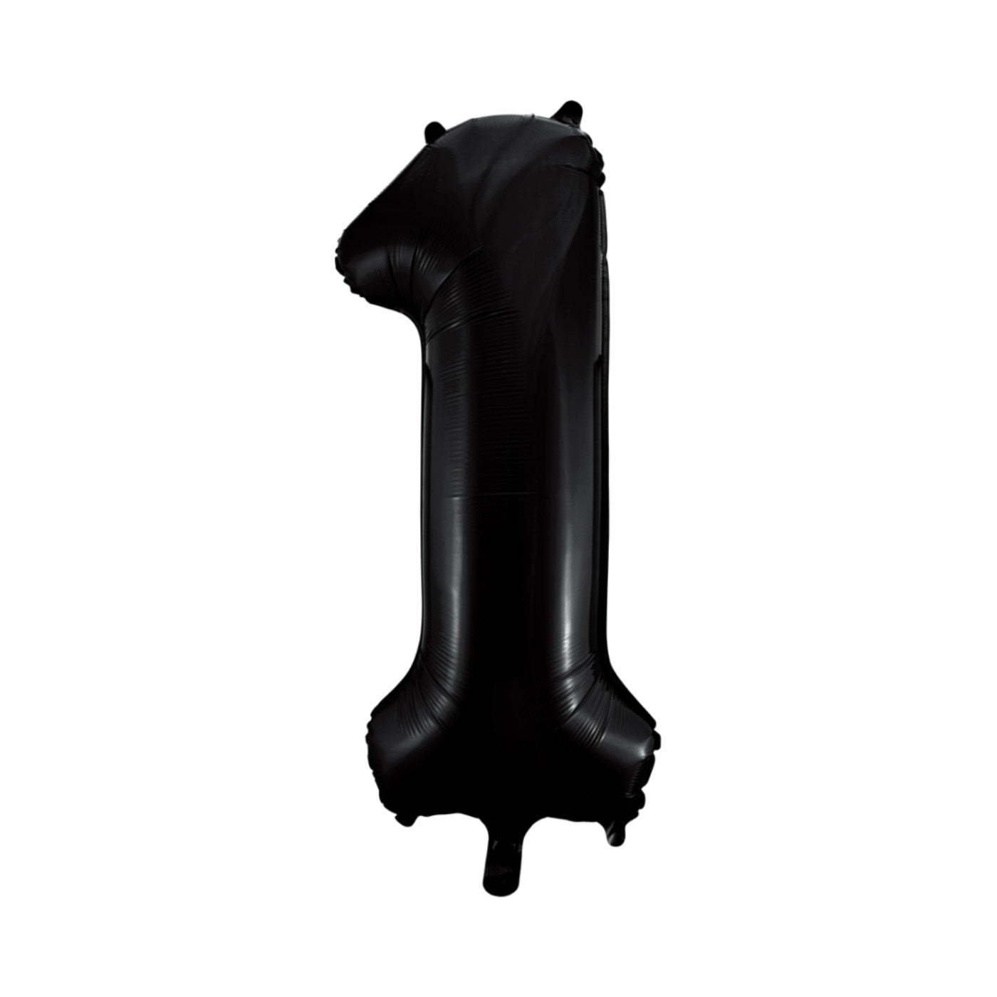 Folie cijferballon zwart 86 cm - Afhalen
