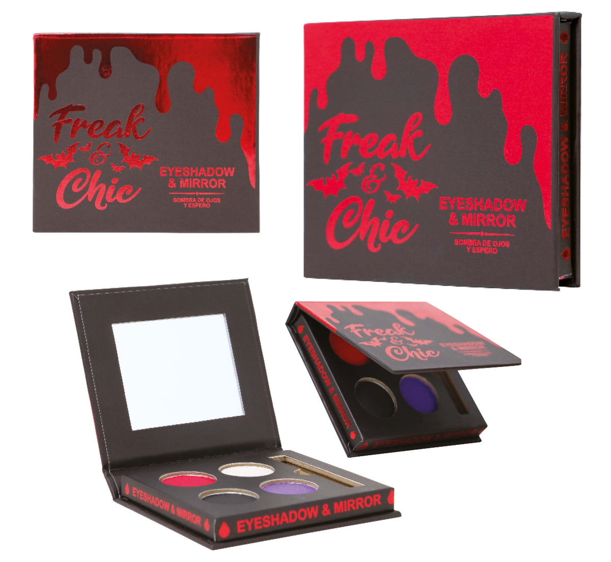 Oogschaduwpalet Freak & Chic met spiegeltje - foto 3