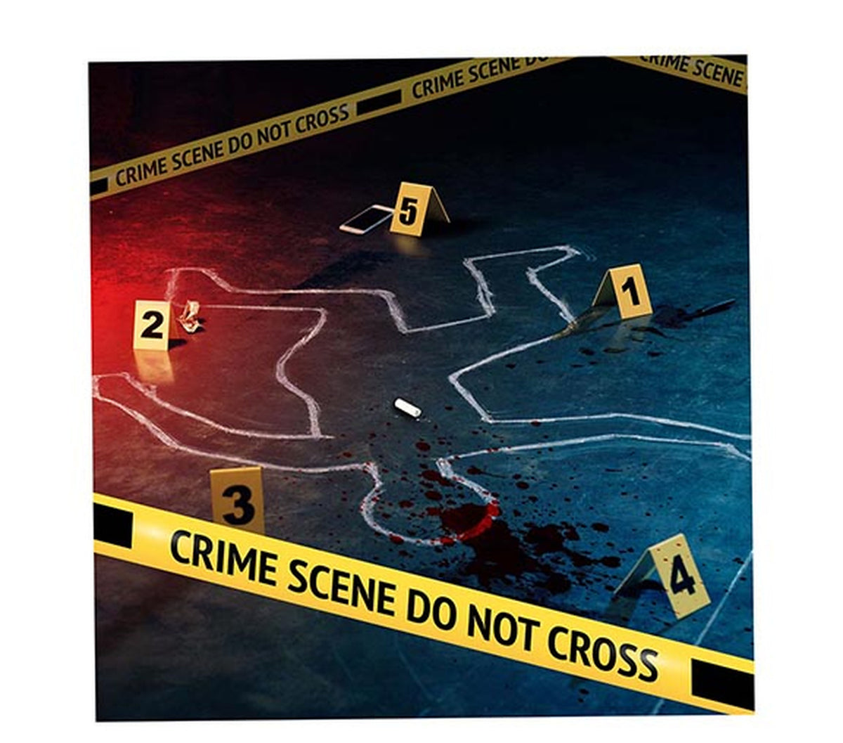 Crime scene set met afzetlint 9 meter