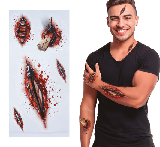 Plaktattoo open wonden 14 x 30 cm