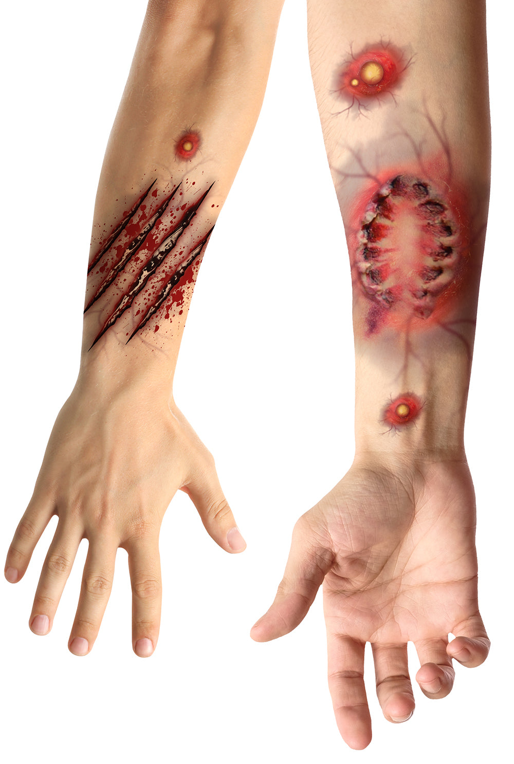 Plaktattoo bijtwonden 14 x 30 cm - foto 4