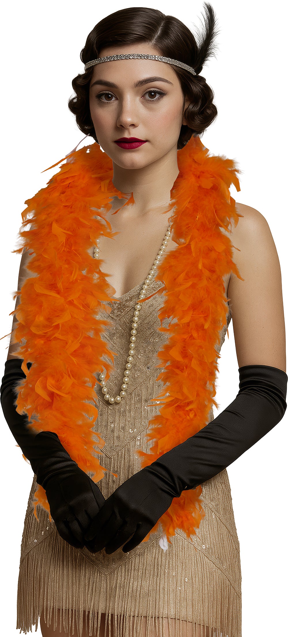 Veren boa oranje 80 gram - foto 2