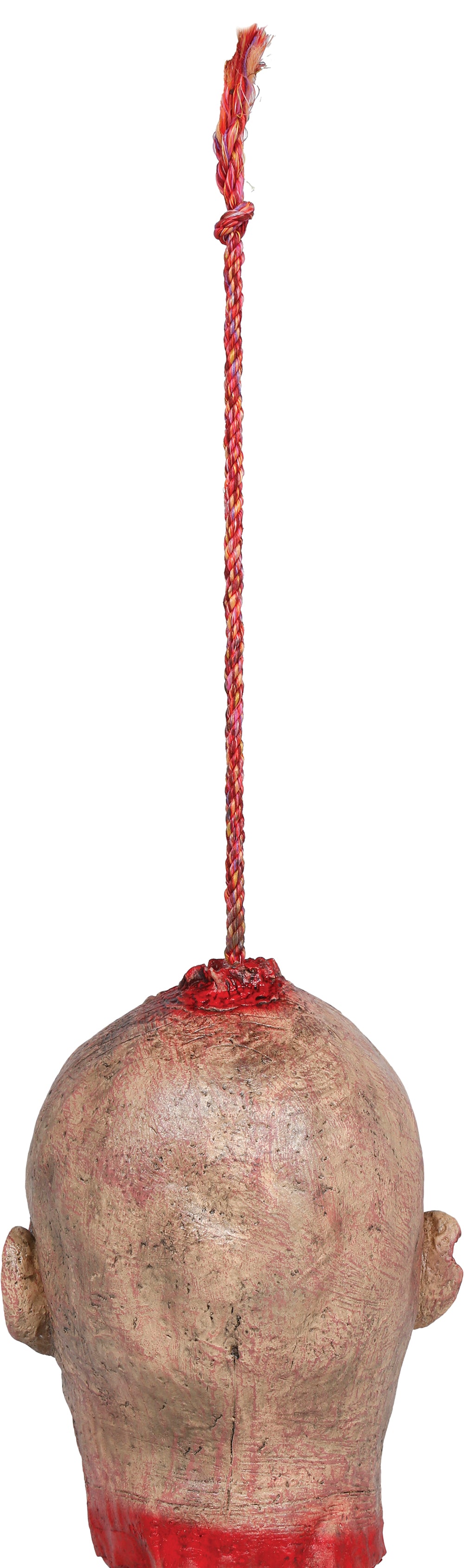 Hangend zombiehoofd latex 28 cm - foto 5