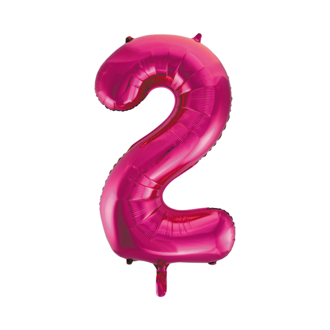 Folie cijferballon roze 86 cm
