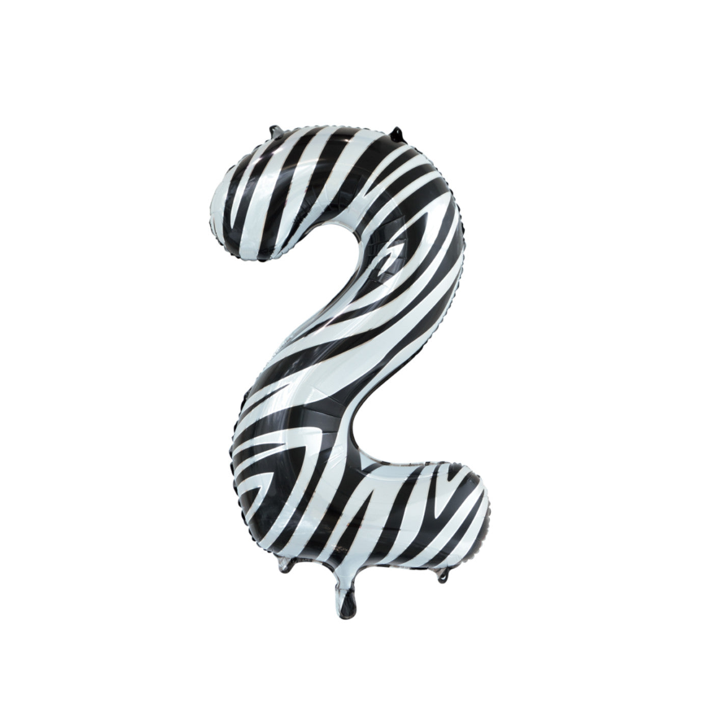 Folie cijferballon zebra 86 cm