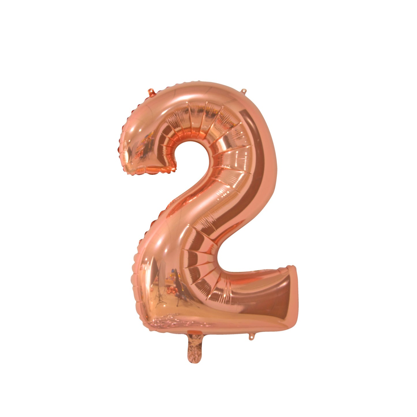 Folie Cijferballon Rosé Goud 66 cm
